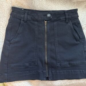 American Eagle Outfitters Dark Denim Mini Skirt